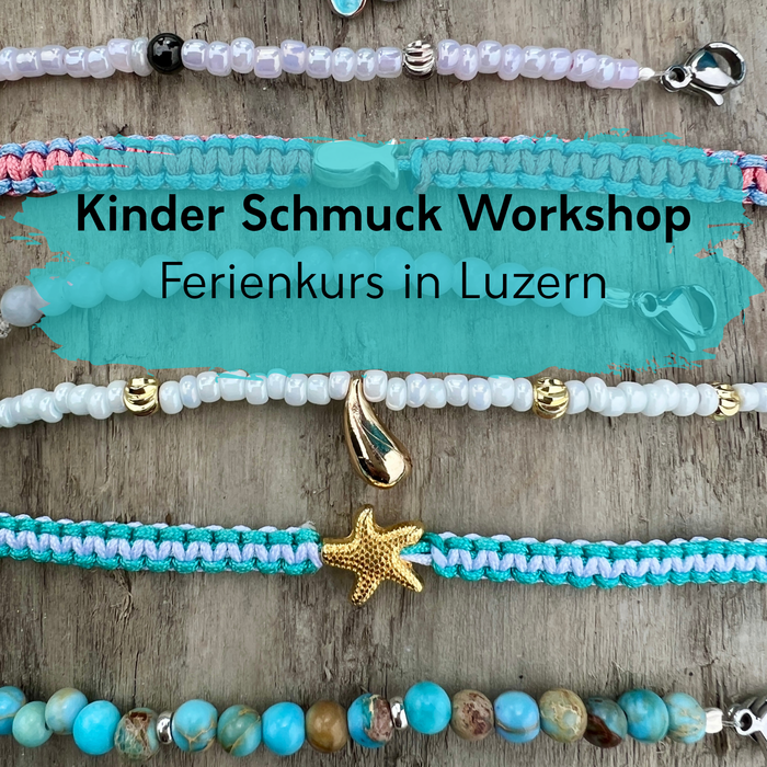 Kinderkurs: Kreativer Schmuck-Workshop für Kids; Ferienworkshop