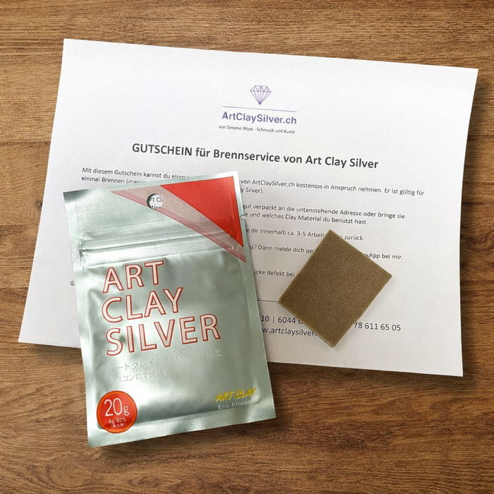 Art Clay Silver Anhänger DIY Set – Zuhause dein echt Silbaranhänger machen
