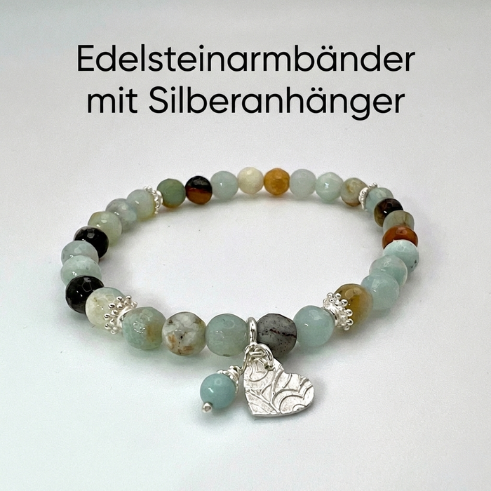 Kurs: Edelsteinarmbänder mit Silberanhänger