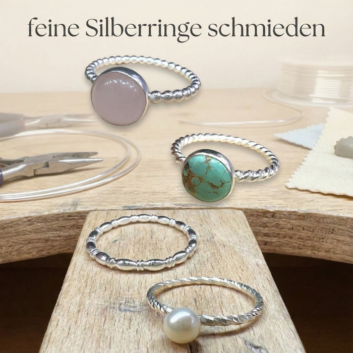 Kurs: Feine Silberringe schmieden