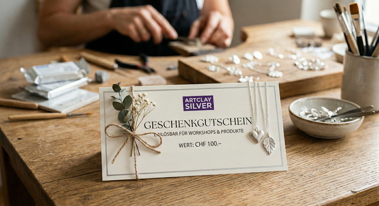 Geschenkgutschein für Artclaysilver.ch