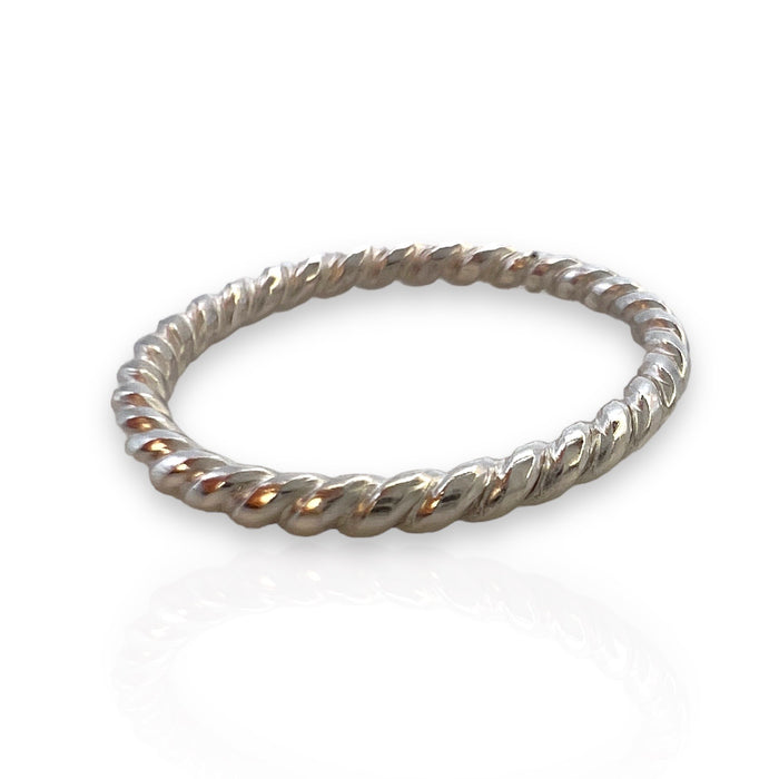 Ring Giulia – Kordel Silberring