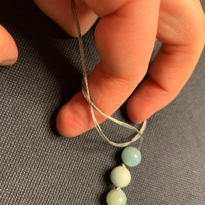 Kurs: Mala Kette knüpfen und Silberanhänger herstellen