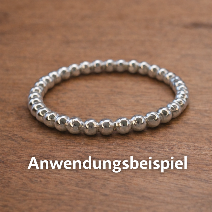 Perlendraht aus Sterling Silber, Silberdraht 925, für Ringherstellung