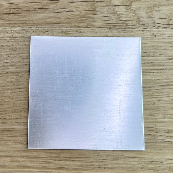 Silberblech, 6x6 cm, Sterlingsilber 925, für Schmuckherstellung